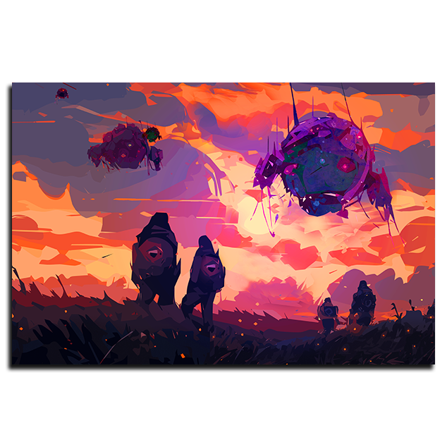 Explorers - Metal Print
