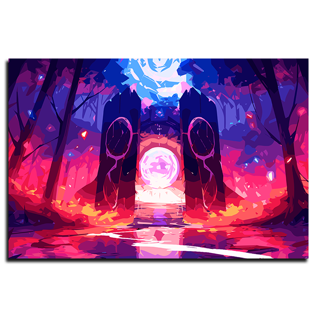 Mirror Gate - Metal Print