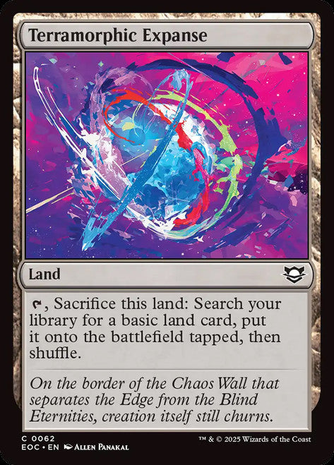 Terramorphic Expanse - Signed Magic Card