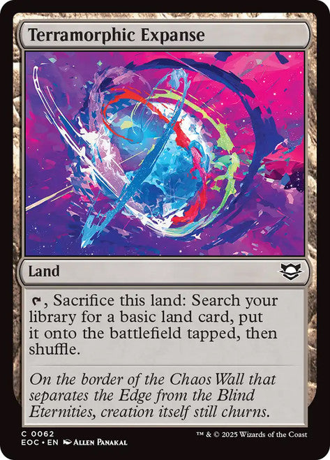 Terramorphic Expanse - Signed Magic Card